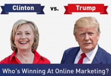 Le marketing online de Clinton vs Trump (infographie)