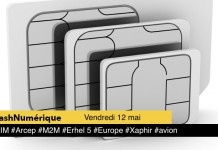 6 actus digitales : 1 #SIM 2 #Arcep 3 #M2M 4 #Erhel 5 #Europe 6 #Xaphir