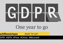 5 actus digitales : 1 #GDPT 2 #SFR 3 #Free 4 #Chine 5 #Microsoft