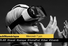 6 actus digitales : 1 #VR-AR 2 #travail 3 #banque 4 #HomePod 5 #Uber 6 #Vivendi