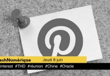 5 actus digitales : 1 #Pinterest 2 #THD 3 #réunion 4 #Chine 5 #Oracle