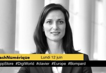 5 actus digitales : 1 #AppStore 2 #DigiWorld 3 #clavier 4 #Europe 5 #Bompard
