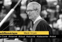 5 actus digitales : Tim Cook 1 #Internet 2 #cloud 3 #sécurité 4 #datacenter 5 #robot
