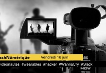 5 actus digitales : 1 #vidéonautes 2 #wearables 3 #hacker 4 #WannaCry 5 #Slack