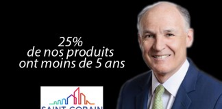 Pierre-André de Chalendar, PDG Saint Gobain : « 25% de nos produits ont moins de 5 ans »