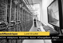 6 actus digitales : 1 #OVH 2 #téléphone 3 #batteries 4 #avion 5 #OrangeBank 6 #NASA
