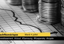 5 actus digitales : 1 #investissement 2 #cloud 3 #Samsung 4 #Kaspersky 5 #crypto
