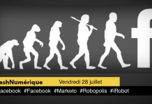 5 actus digitales : 1 #Facebook 2 #Facebook 3 #Marketo 4 #Robopolis 5 #iRobot