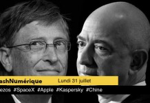 5 actus digitales : 1 #Bezos 2 #SpaceX 3 #Apple 4 #Kaspersky 5 #Chine