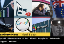 8 actus digitales : 1 #RobertWalter 2 #NotPetya 3 #Uber 4 #Brexit 5 #AppleRV 6 #Ransomware 7 #Microsoft 8 #GoogleHome