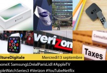 Culture Digitale : 1 #iPhoneX 2 #Samsung 3 #AppleTV 4 #AppleWatch 5 #Verizon 6 #YouTube #Netflix