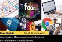 Culture Digitale : 1 #RéseauxSociaux 2 #Facebook 3 #GoogleShopping 4 #Twitter 5 #Télévision 6 #GoogleChrome63