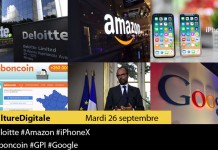 Culture Digitale : 1 #Deloitte 2 #Amazon 3 #iPhoneX 4 #Leboncoin 5 #GPI 6 #Google