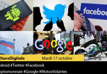 Culture Digitale : 1 #Android 2 #Twitter 3 #Facebook 4 #Cryptomonnaie 5 #Google 6 #MotosVolantes