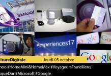 Culture Digitale : 1 #Yahoo 2 #HomeMini&HomeMax 3 #VoyageursFranciliens 4 #DisqueDur 5 #Microsoft 6 #Google