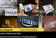 Culture Digitale : 1#Gemalto 2 #Télétravail 3 #Net 4 #Cryptomonnaie 5 #Amazon 6 #GoldmanSachs