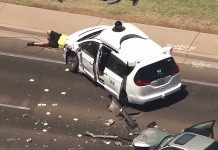 Une voiture autonome de Waymo victime d’un nouveau crash