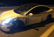 Tesla Model 3 : victime d’un accident en Grèce