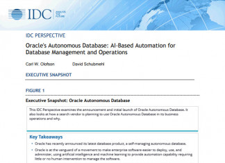 Recherche IDC – Oracle’s Autonomous Database
