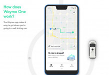 Waymo dévoile son application permettant d’appeler un véhicule autonome