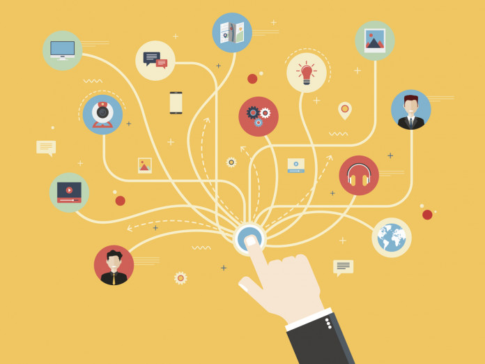 Social media and social network concept