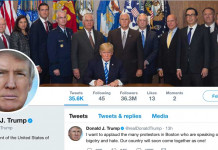 Donald Trump demande au Congrès de le suivre sur Twitter pour s’informer sur la guerre avec l’Iran