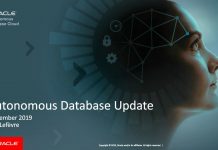 Autonomous database update