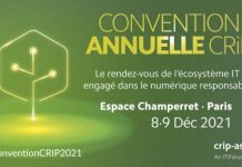 08-09/12/21 – Convention Annuelle du CRiP « Le Numérique Responsable »