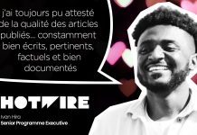 j’ai toujours pu attesté de la qualité des articles publiés… constamment bien écrits, pertinents, factuels et bien documentés