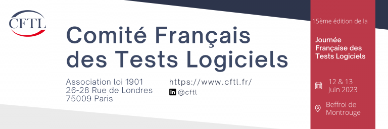 15ème édition de la Journée Française des Tests Logiciels