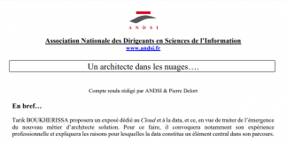 Compte Rendu « Architecte Cloud, entre compétences métier et technique »