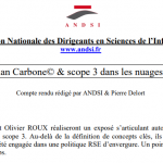 Compte Rendu « Bilan Carbone© & scope 3 dans les nuages… »