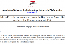 Compte Rendu « Du Big Data au Smart Data pour accélérer les développements de l’IA… »