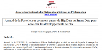 Compte Rendu « Du Big Data au Smart Data pour accélérer les développements de l’IA… »