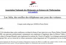 Compte-rendu « Luc Julia, d’une carrière numérique au futur de l’IA »