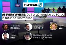 PLATEAU TV | AI EVERYWHERE : De l’IA générative au PC IA, le futur de l’entreprise