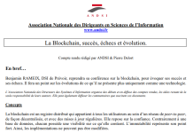 Compte-rendu « BlockChain ; succès, échecs et évolution »