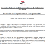 Compte-rendu « Fidal IA, l’IA générative des avocats de Fidal »
