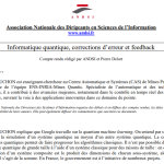 Compte-rendu « Informatique quantique, corrections d’erreur et feedback »