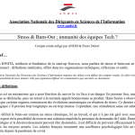 Compte-rendu « Stress et burn-out, immunité des équipes Tech ? »