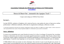 Compte-rendu « Stress et burn-out, immunité des équipes Tech ? »