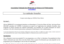 Compte-rendu « Les méthodes formelles »